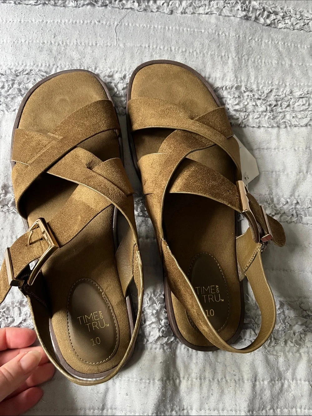Time and Tru Sandals Size 10